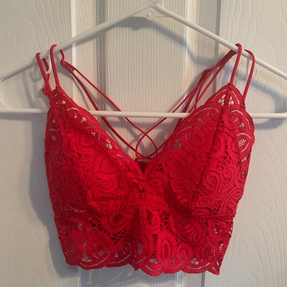 Pink bra